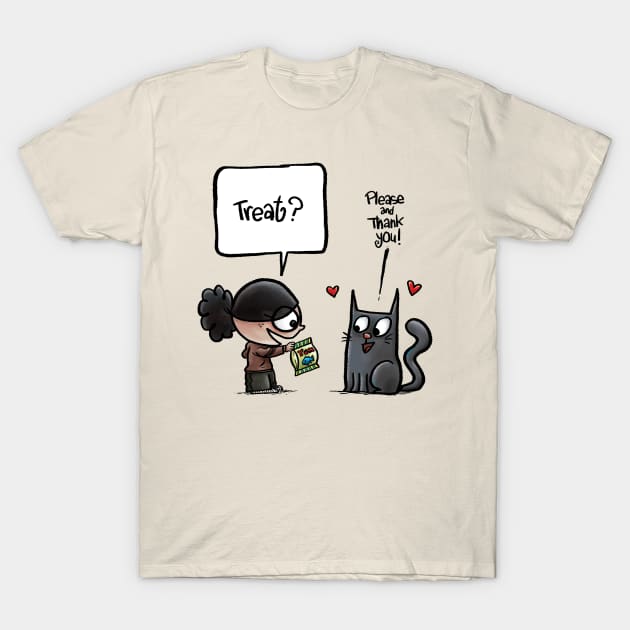 Cat Treats are Always Appreciated T-Shirt by Grasdal